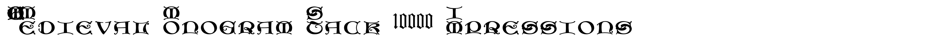 MFC Medieval Monogram Stack 10000 Impressions