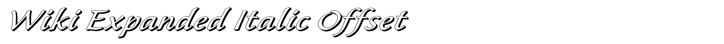 Wiki Expanded Italic Offset