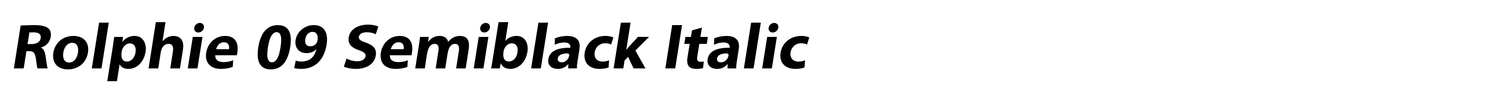 Rolphie 09 Semiblack Italic