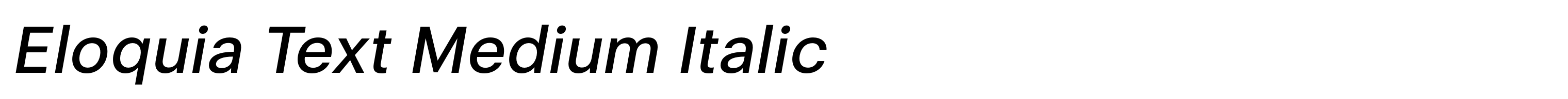 Eloquia Text Medium Italic