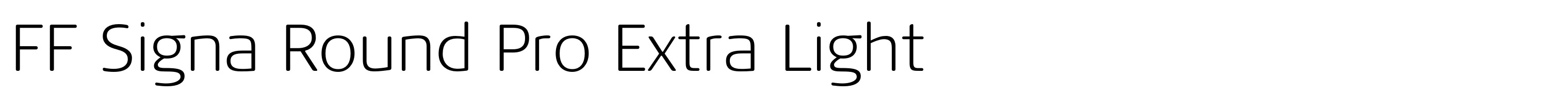 FF Signa Round Pro Extra Light