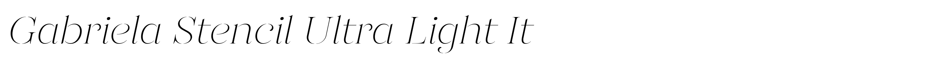 Gabriela Stencil - 50% off  Stencil font, Best serif fonts, Stencils