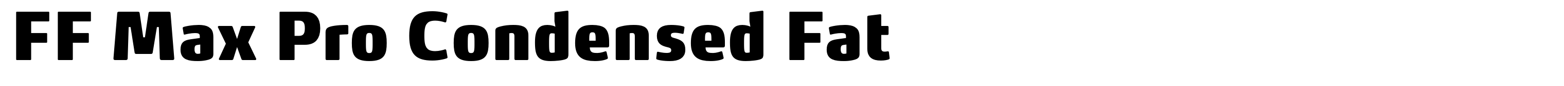 FF Max Pro Condensed Fat