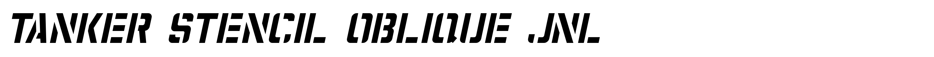 Tanker Stencil Oblique JNL