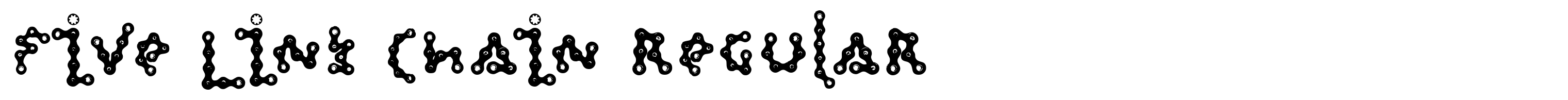 Five Link Chain Regular