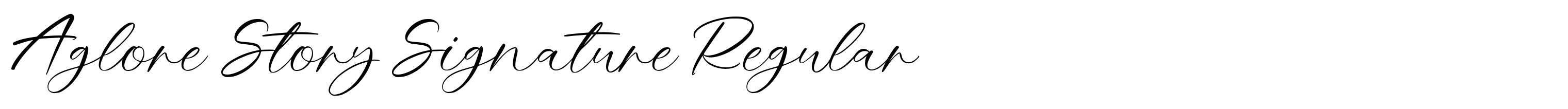 Aglore Story Signature Regular