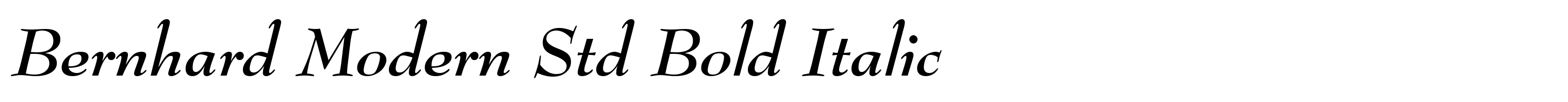 Bernhard Modern Std Bold Italic