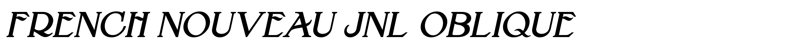 French Nouveau JNL Oblique