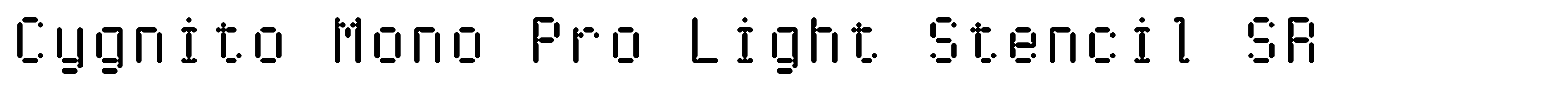 Cygnito Mono Pro Light Stencil SR