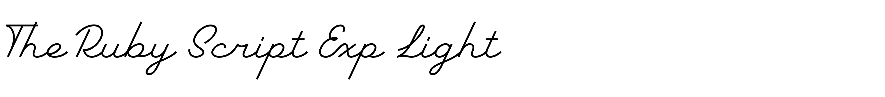 The Ruby Script Exp Light