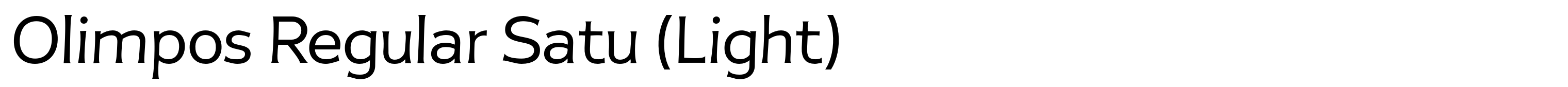 Olimpos Regular Satu (Light)