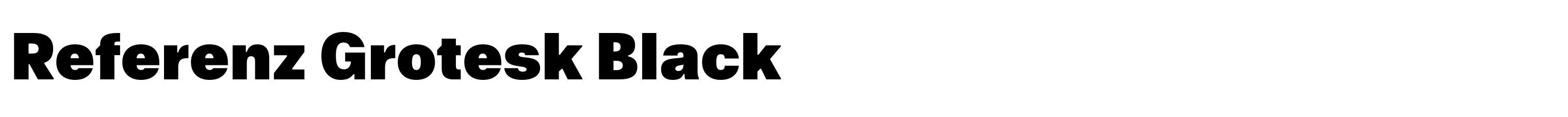 Referenz Grotesk Black