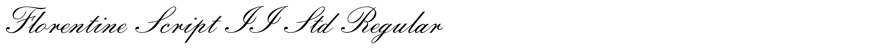 Florentine Script II Std Regular