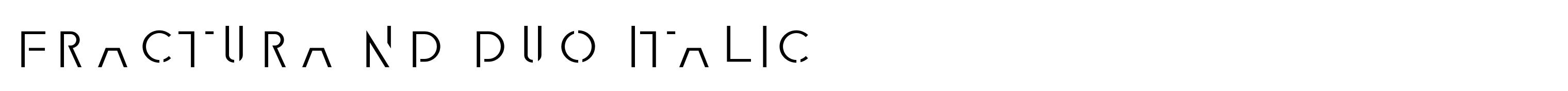 Fractura ND Duo Italic
