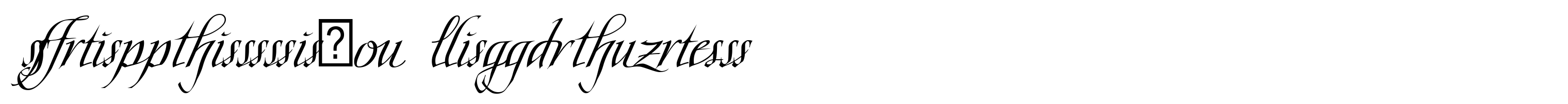 Scriptissimo Ligatures