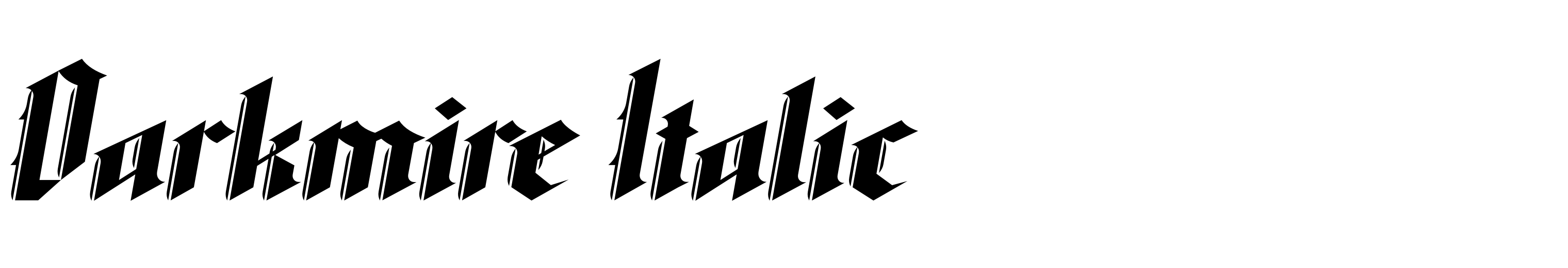 Darkmire Italic