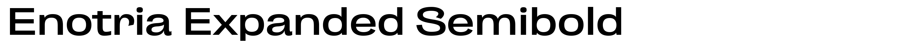 Enotria Expanded Semibold