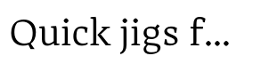 Adagio Serif