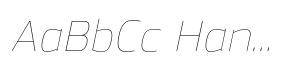 Hackman Thin Italic