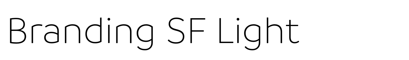 Branding SF Light