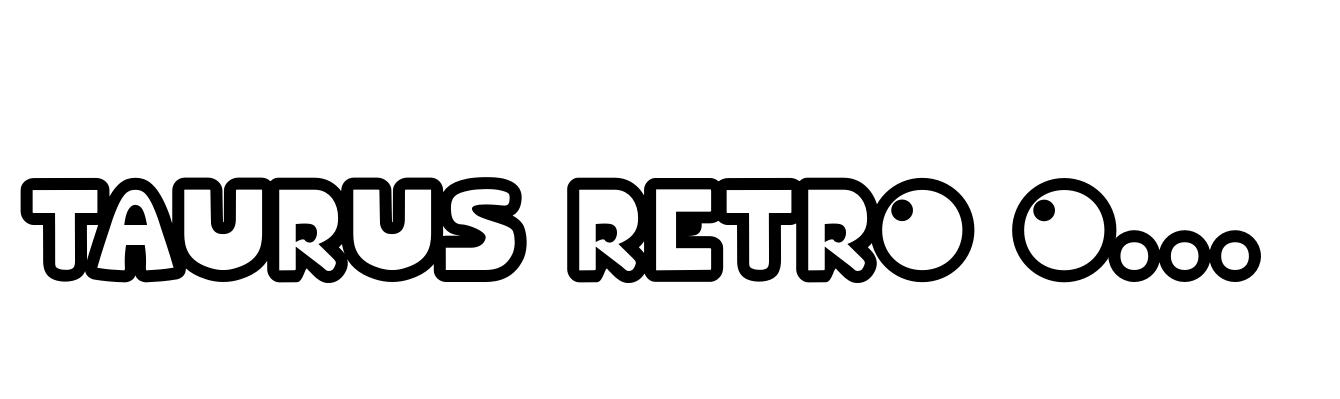 Taurus Retro Outline