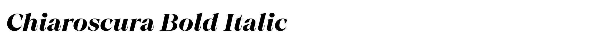 Chiaroscura Bold Italic image