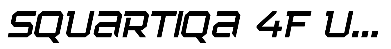 Squartiqa 4F UltraLight Italic