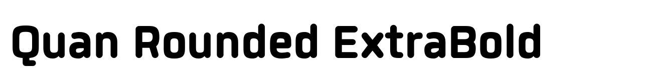 Quan Rounded ExtraBold