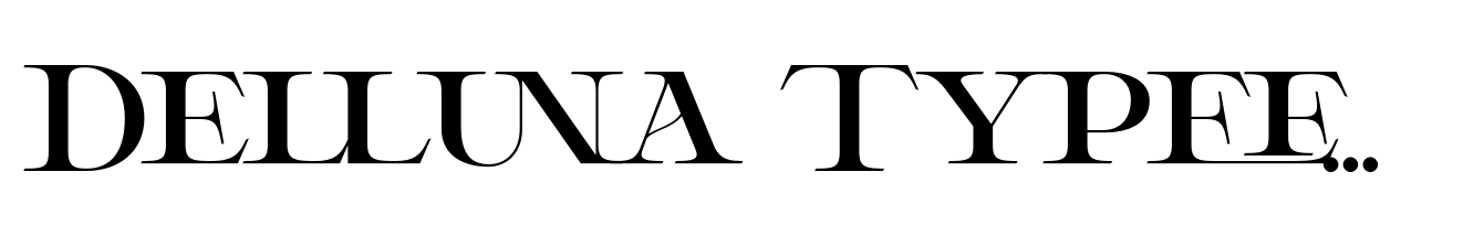 Delluna Typeface Extra Bold