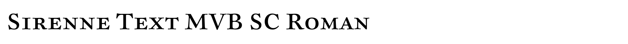 Sirenne Text MVB SC Roman image