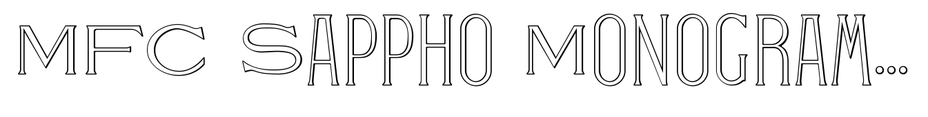 MFC Sappho Monogram (25000 Impressions)