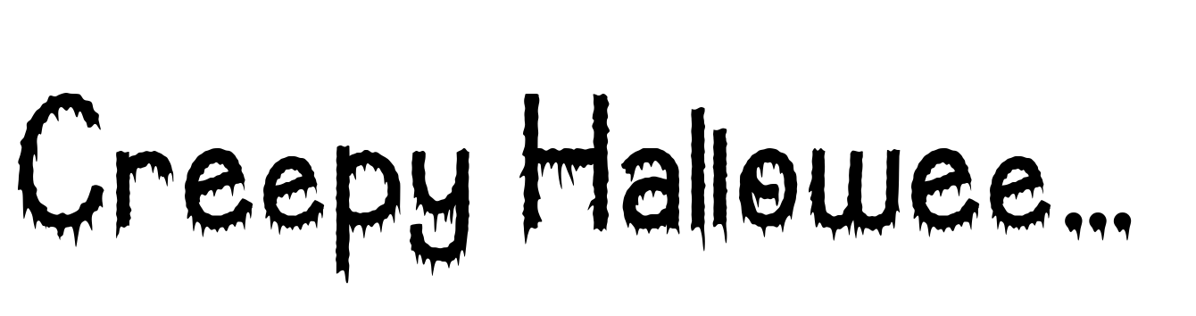 Creepy Halloween Monogram Display