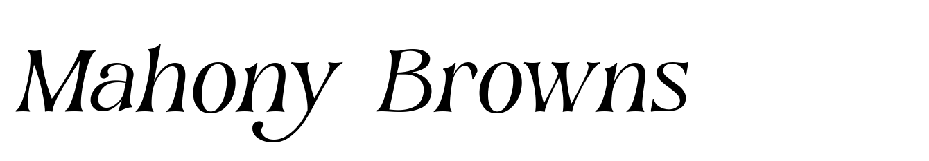 Mahony Browns