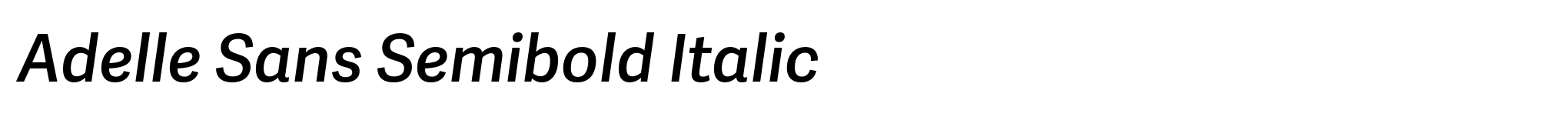 Adelle Sans Semibold Italic image