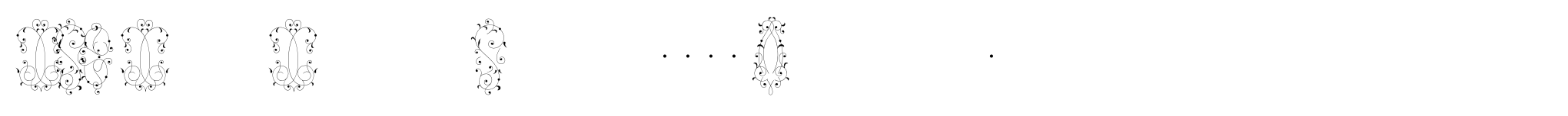 MFC Manoir Monogram Flourish (250 Impressions) image