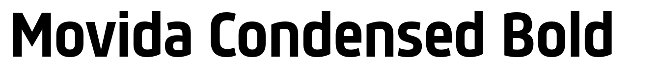 Movida Condensed Bold