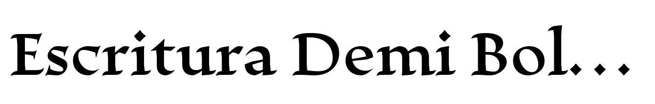 Escritura Demi Bold-Demi Bold