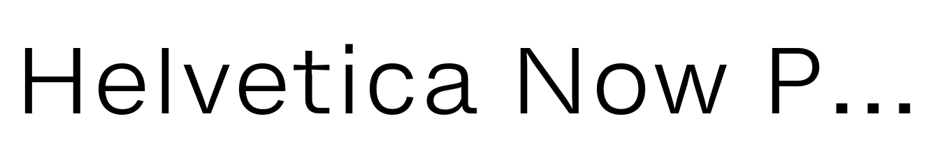 Helvetica Now Pro Micro Light