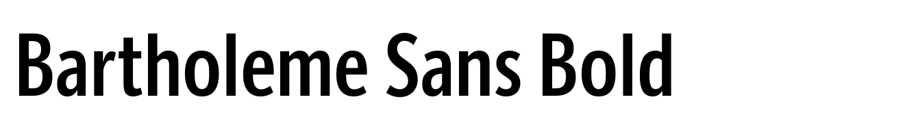 Bartholeme Sans Bold