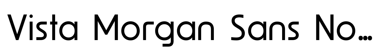 Vista Morgan Sans Normal