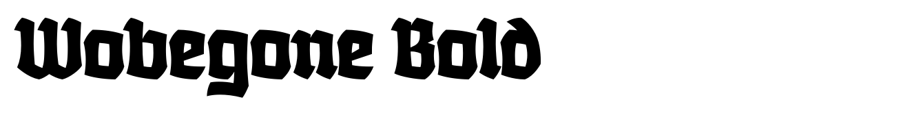 Wobegone Bold