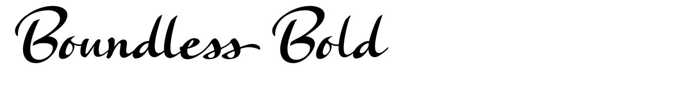 Boundless Bold