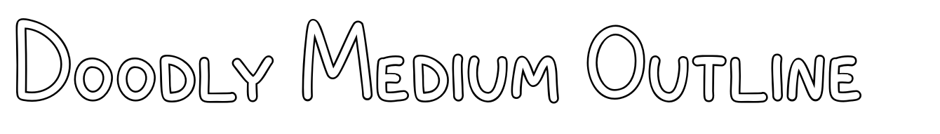 Doodly Medium Outline
