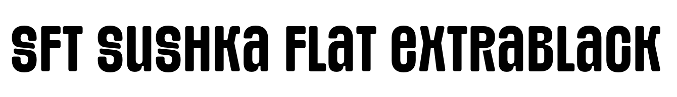 SFT Sushka Flat ExtraBlack