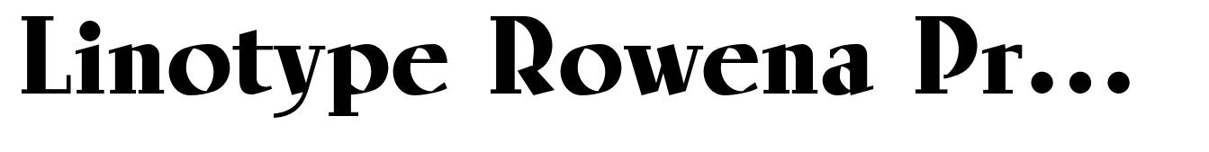 Linotype Rowena Pro Black