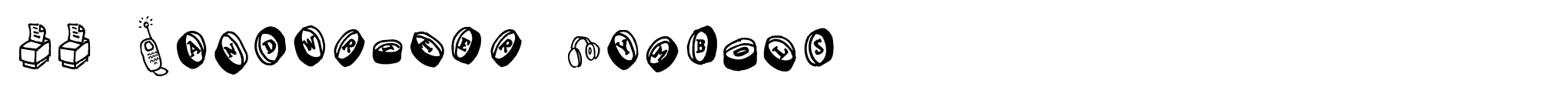 FF Handwriter Symbols image