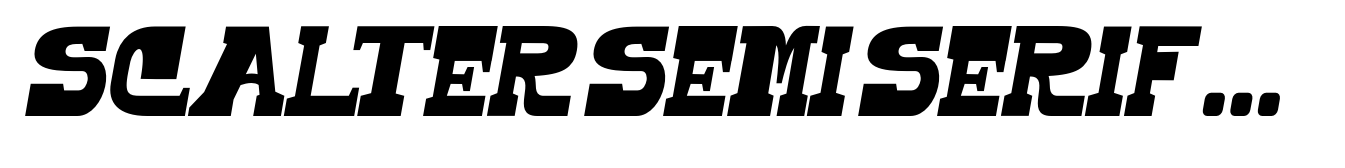 Scalter Semi Serif Semi Condensed Sla