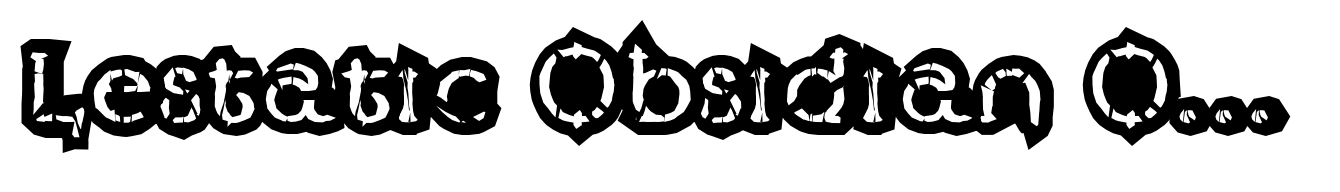 Lestatic Obsidian Outline Regular
