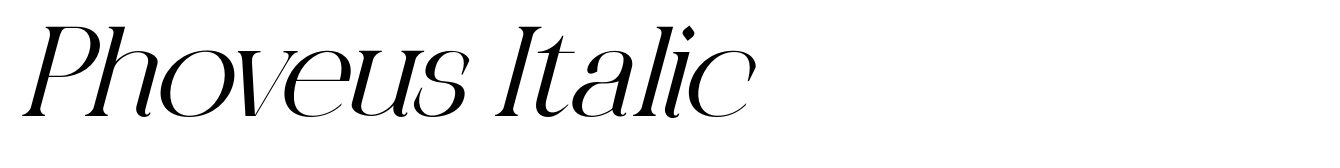 Phoveus Italic