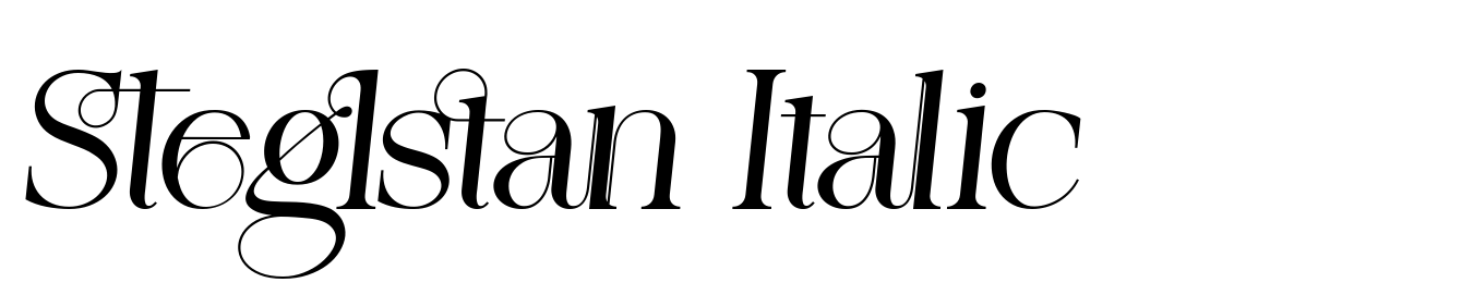 Steglstan Italic